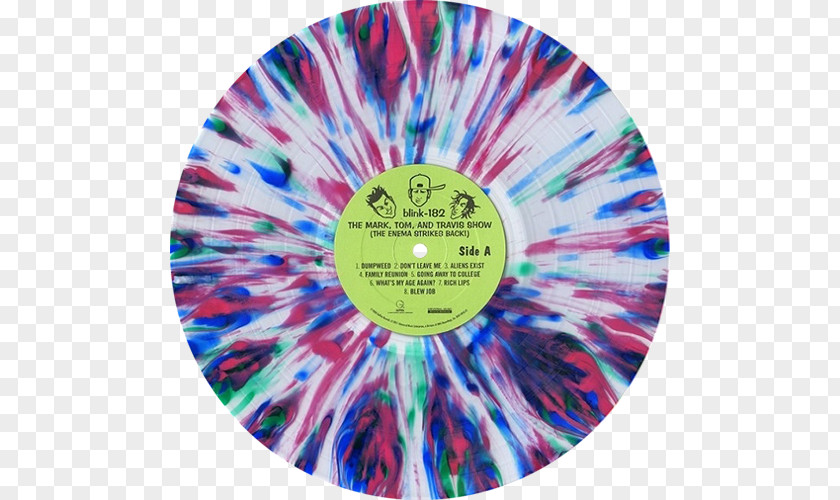 Blink-182 Compact Disc The Mark, Tom, And Travis Show (The Enema Strikes Back!) Phonograph Record LP PNG