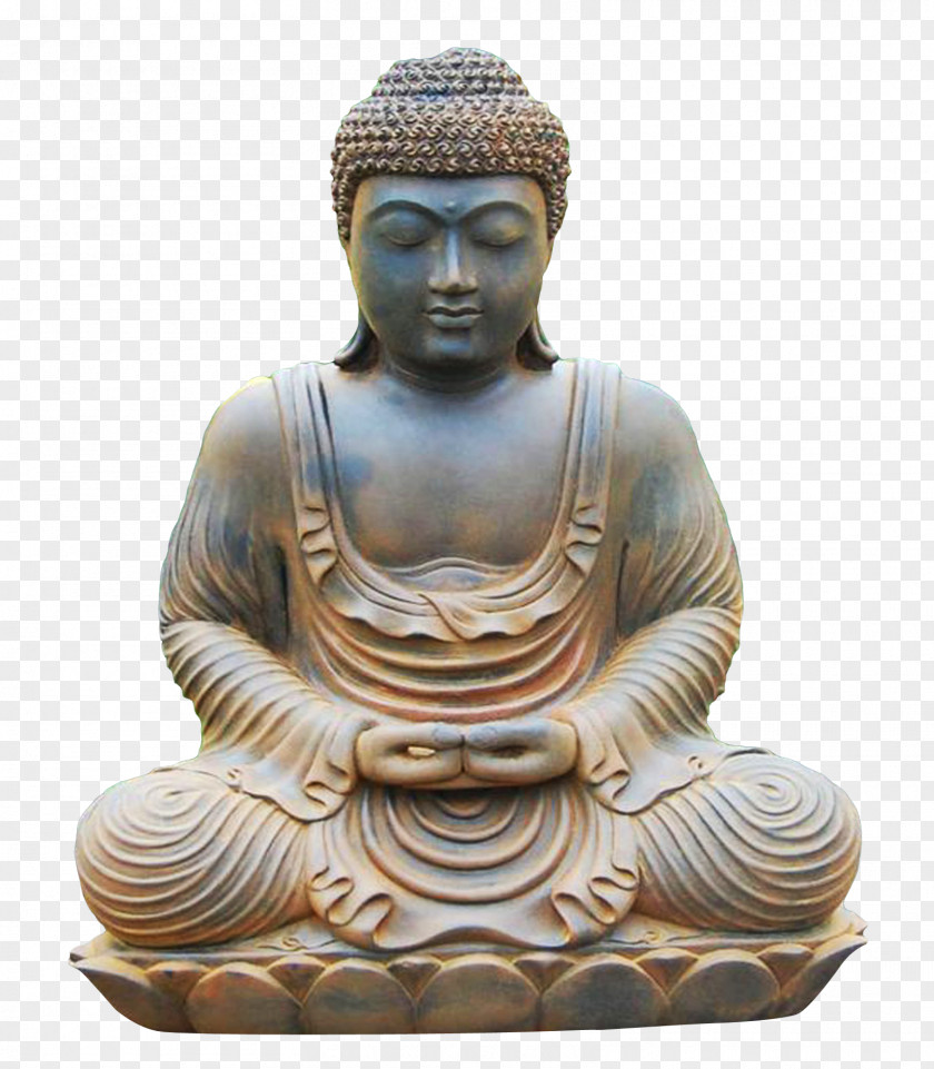 Buddha Statue Golden Gautama PNG