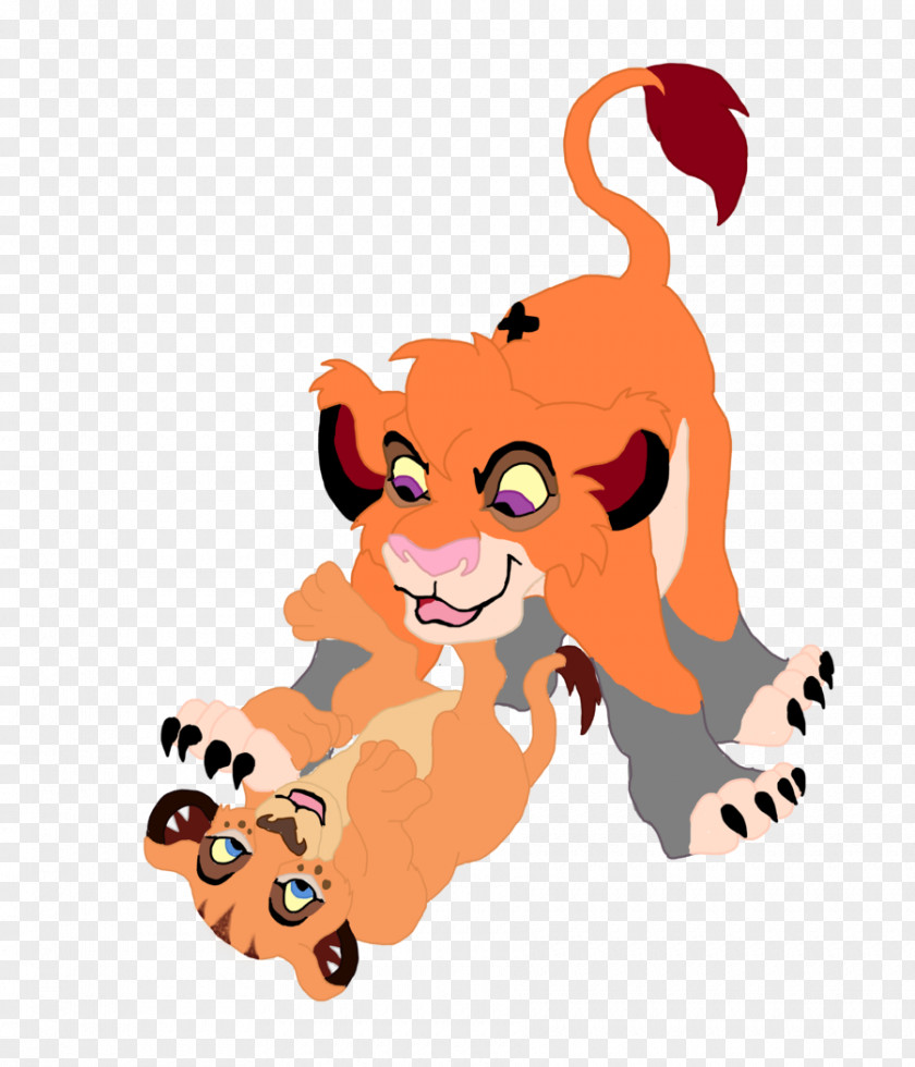 Lion Tiger Nala Scar Simba PNG