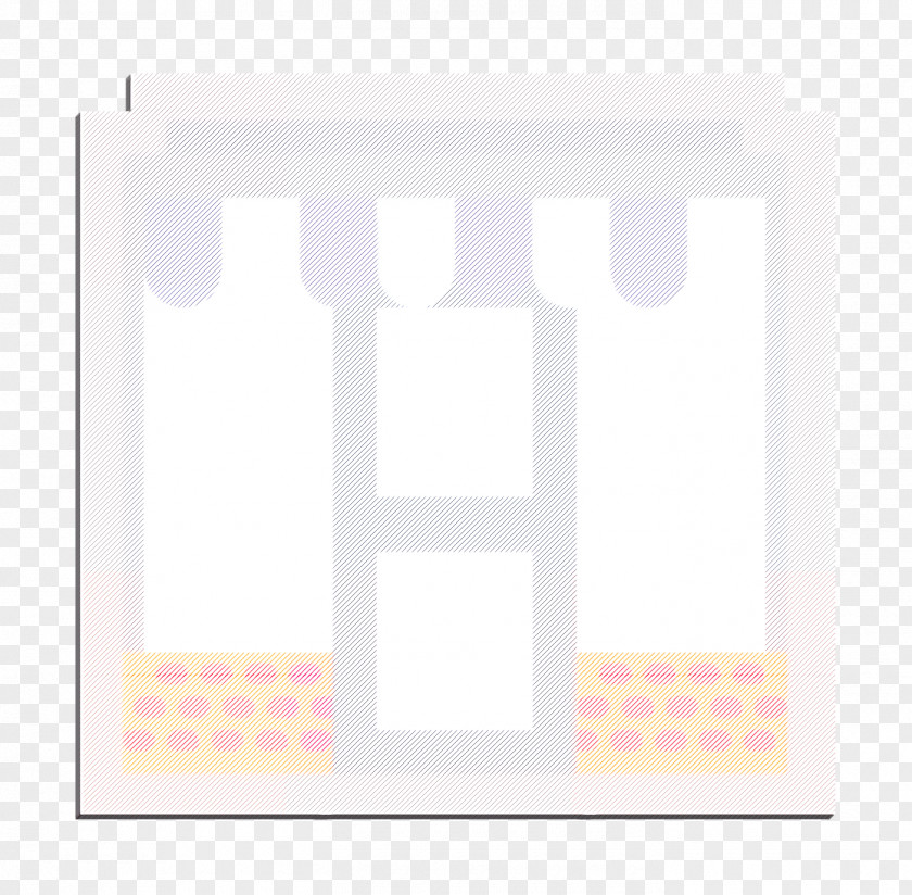 Pink Rectangle Store Icon Business Shop PNG