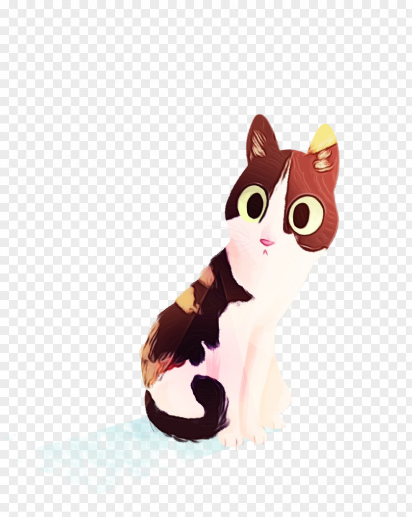 Animation Animal Figure Whiskers Kitten Cat Tail PNG