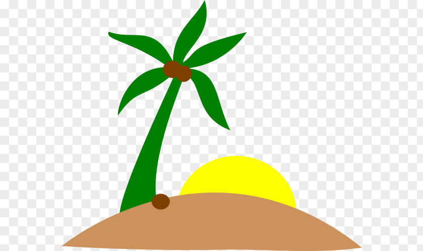 Cartoon Island Tropical Islands Vector Graphics Clip Art Palm Illustration PNG