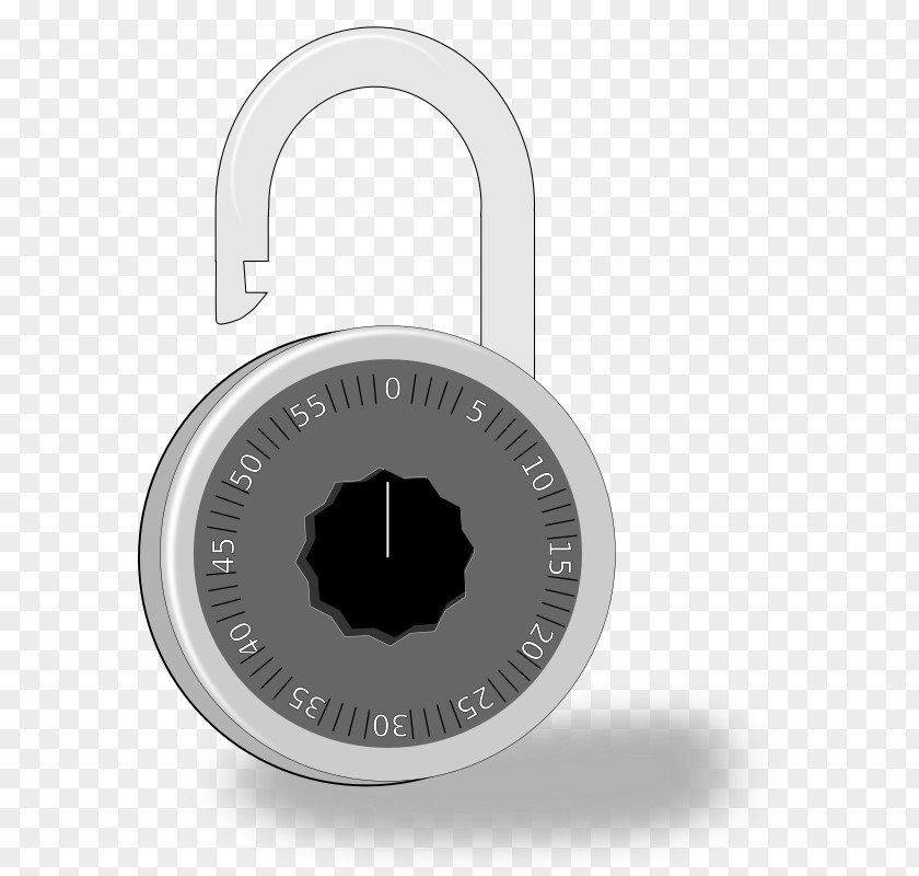 Combination Lock Padlock Number PNG