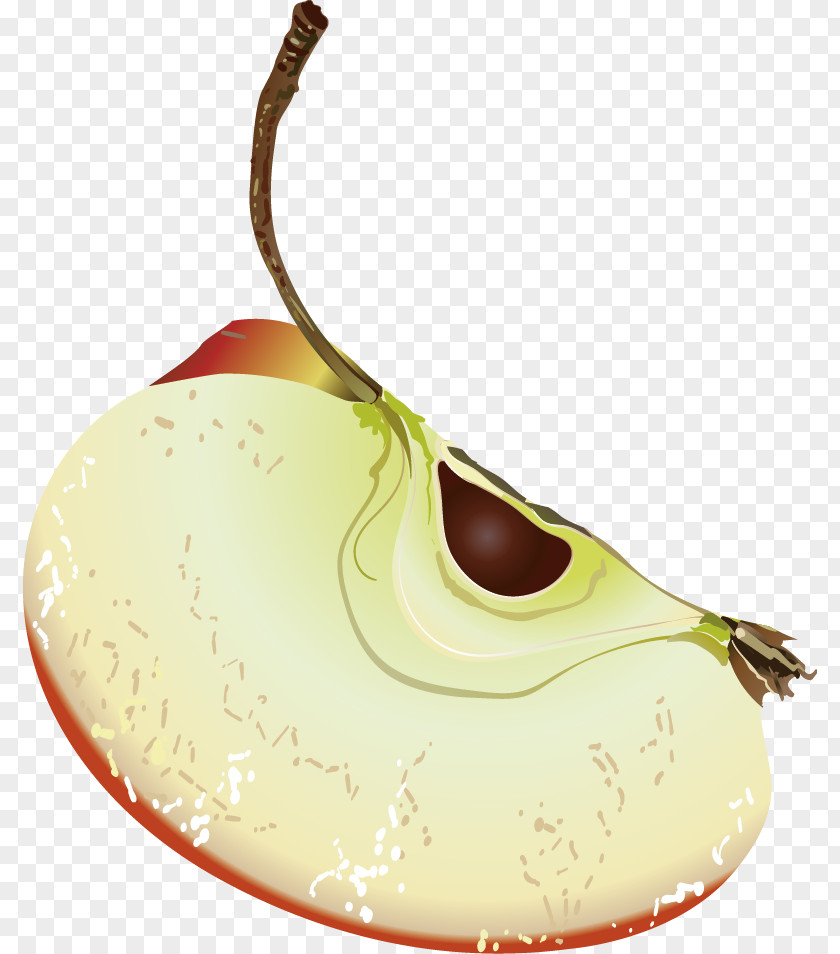 Cut Apple Fruit Auglis PNG