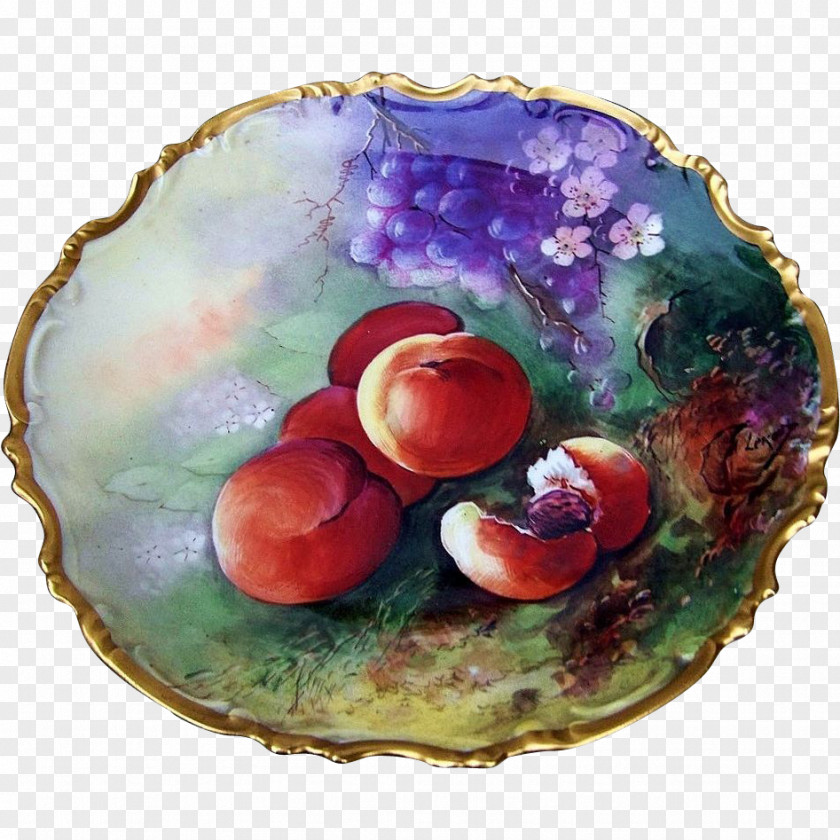 Hand Painted Peach Still Life Fruit PNG