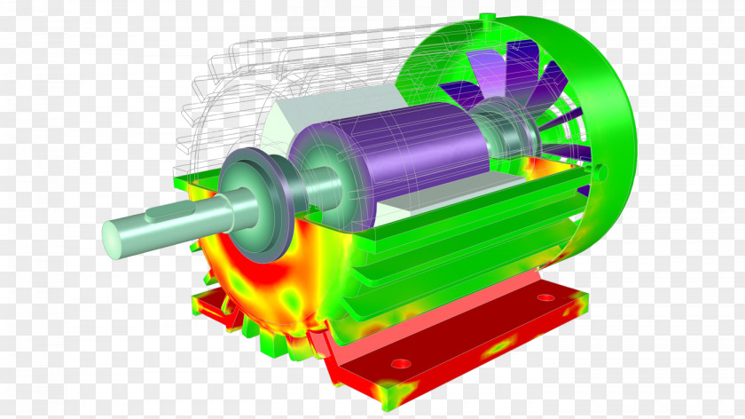 Induction Motor COMSOL Multiphysics Computer Software Circuit Diagram Electronics PNG