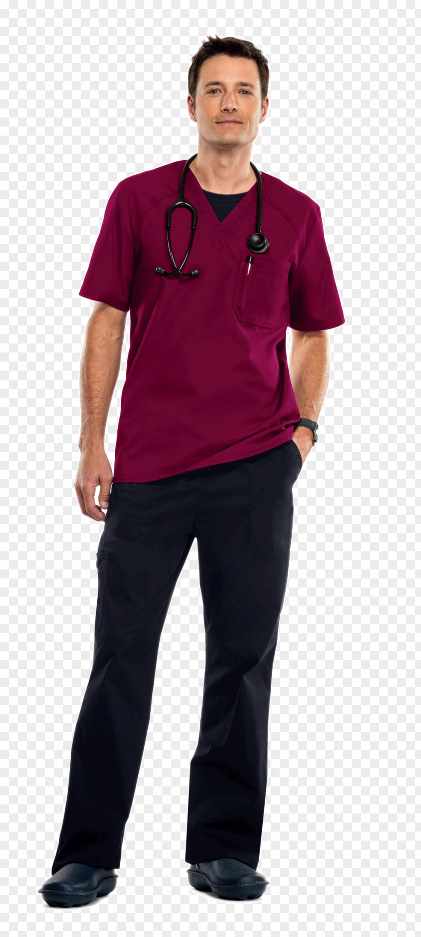 Male Nurse Scrubs T-shirt Hoodie Clothing Top PNG