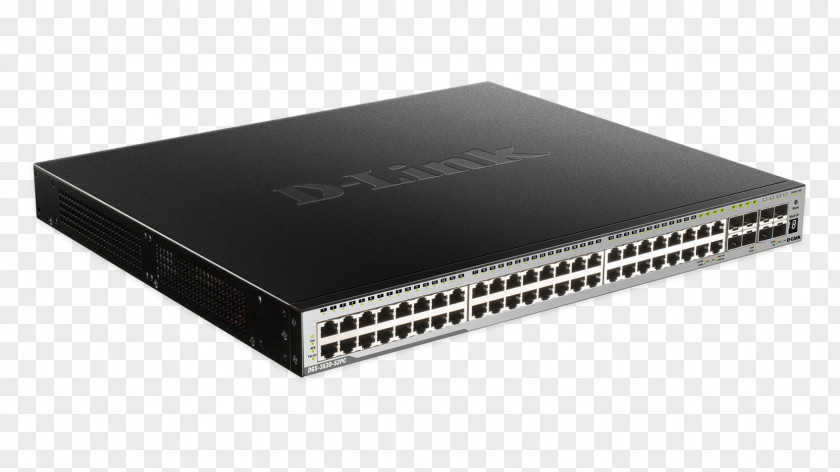 Network Switch Stackable Computer Gigabit Ethernet D-Link PNG