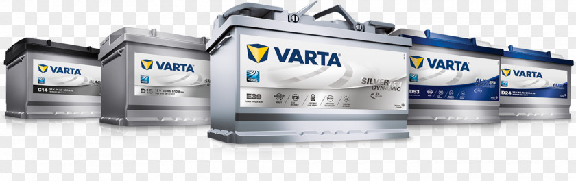 Car Electric Battery VARTA Automotive Rechargeable PNG