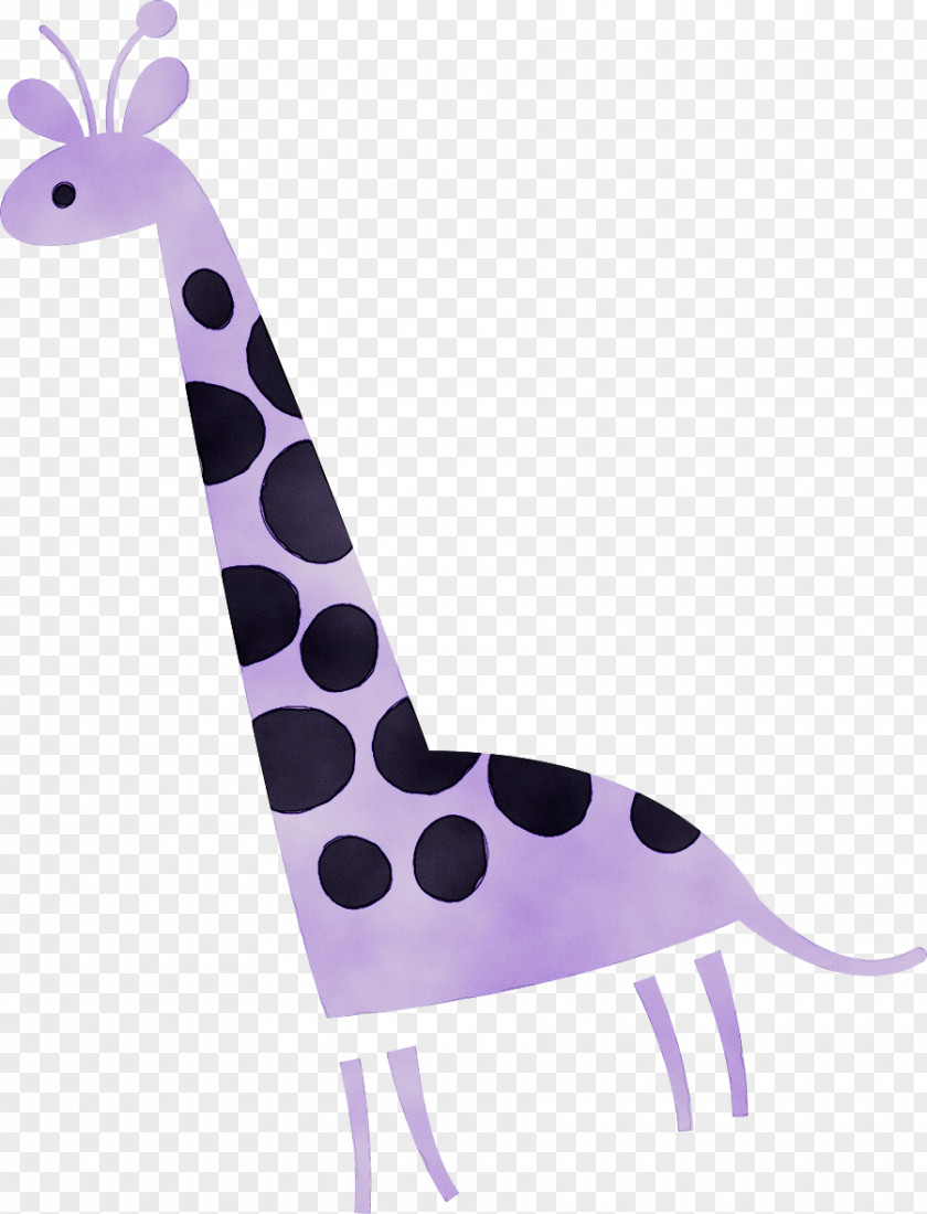 Drawing Clip Art Image Cartoon Purple Giraffe PNG