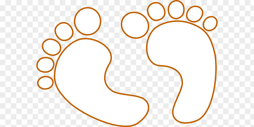 Footprint Animal Track Outline Clip Art PNG