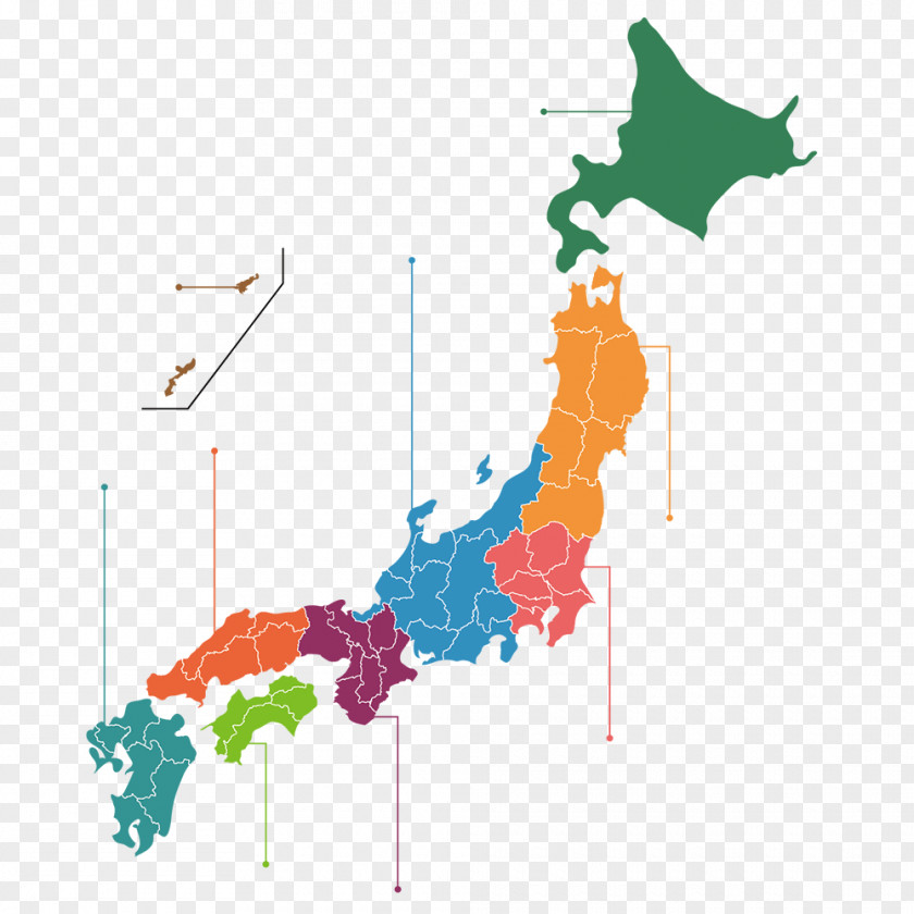 Japan Blank Map World PNG