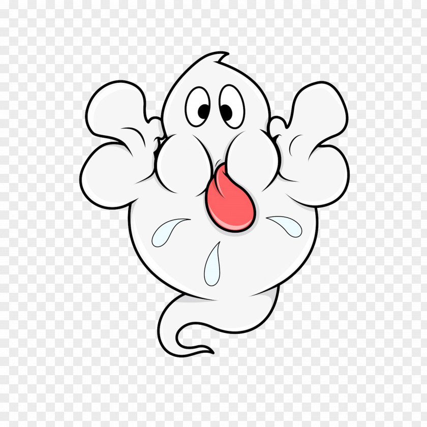 Tongue Expression Casper Cartoon Ghost Drawing PNG