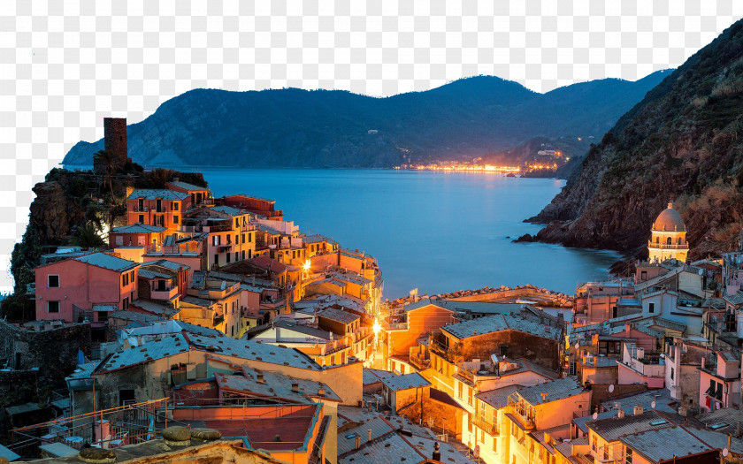 Italy Cinque Terre Seventeen Manarola Vernazza La Spezia Riomaggiore Ligurian Sea PNG