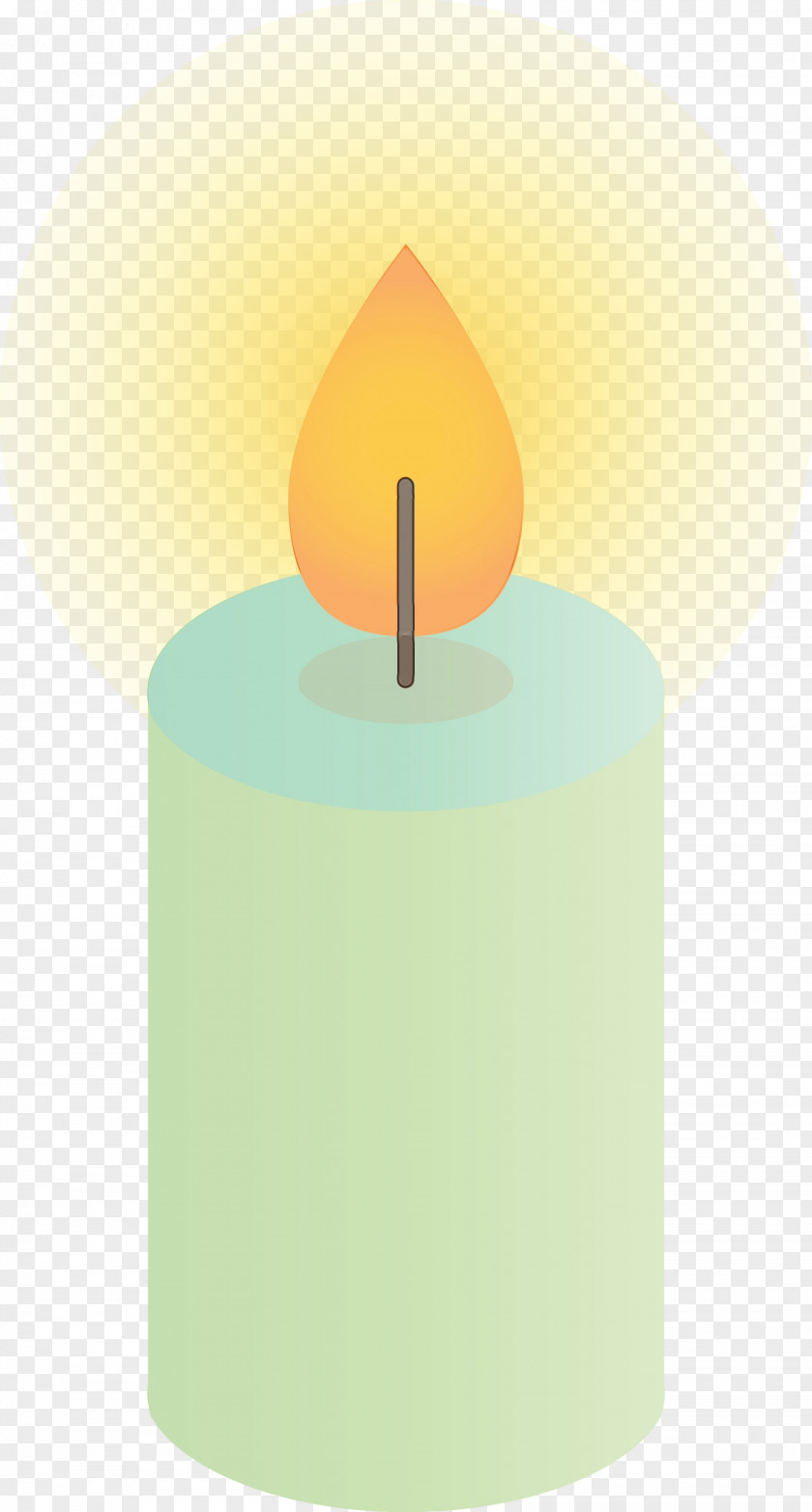 Lighting Flameless Candle Wax Cylinder PNG