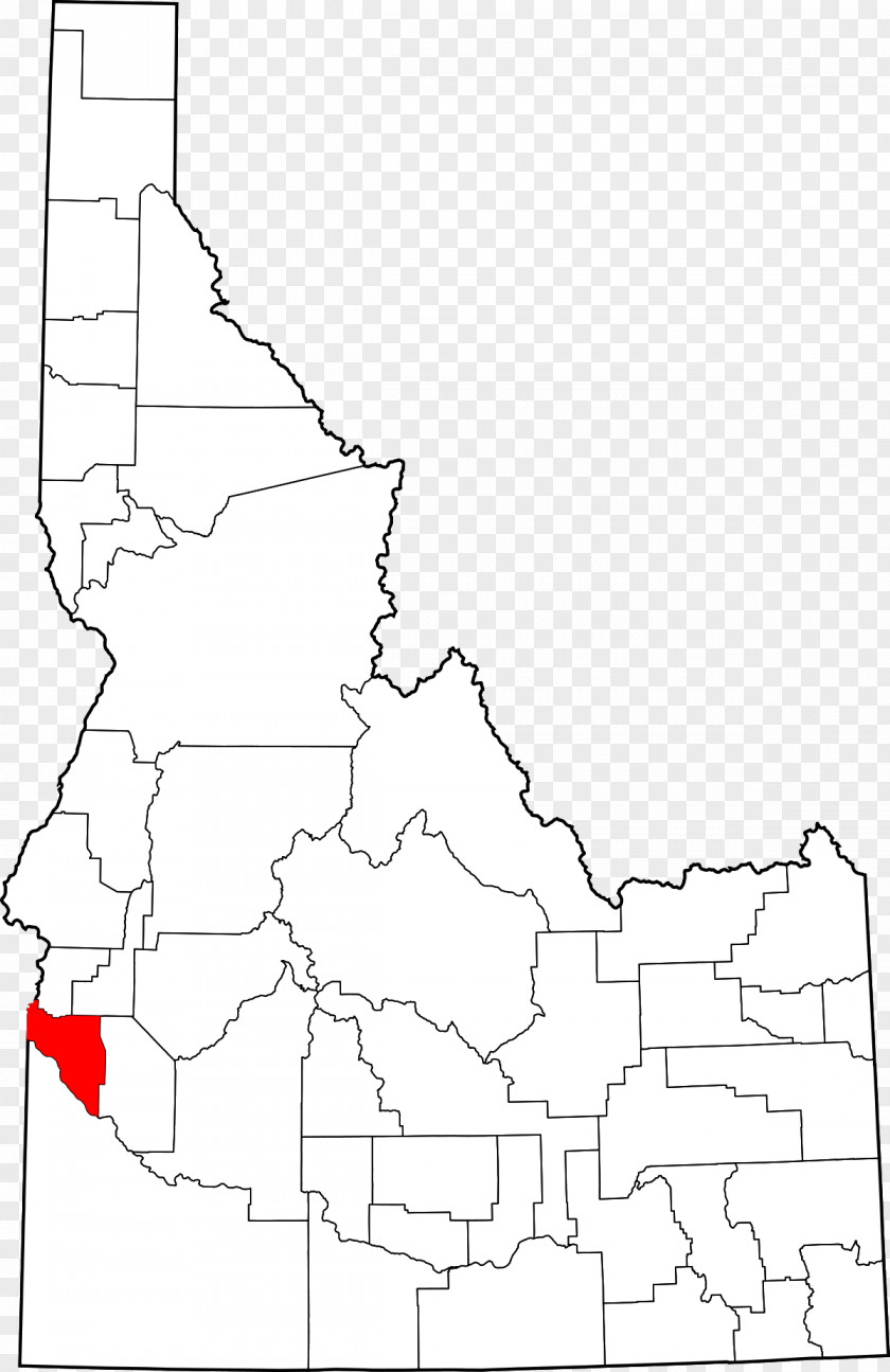 Map Elmore County, Idaho Bear Lake Kootenai Caribou PNG