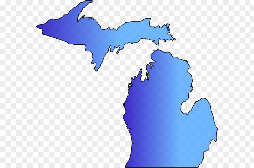 Map Michigan Clip Art PNG