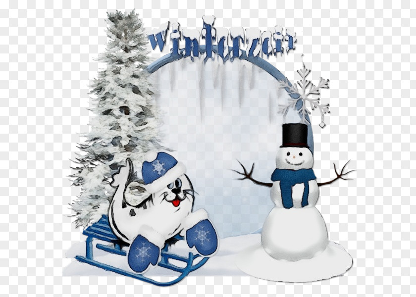 Snowflake Christmas Eve Snowman PNG