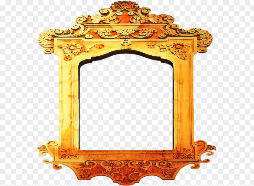 Antique Picture Frame PNG