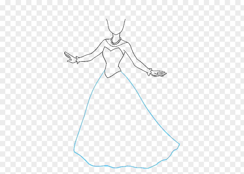 Cartoon Wavy Lines Tiana Drawing Disney Princess Sketch PNG