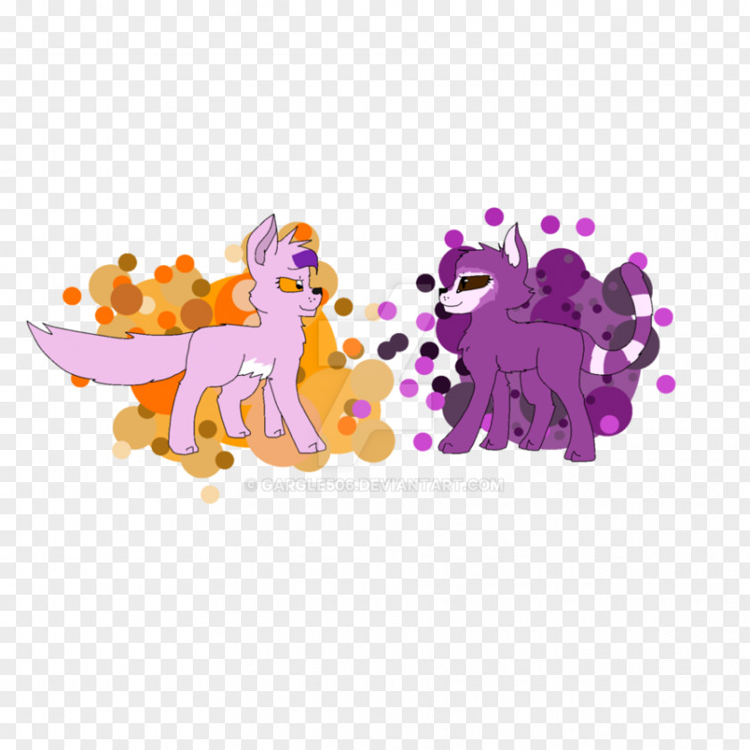 Gargle Mammal Pink M Character Clip Art PNG