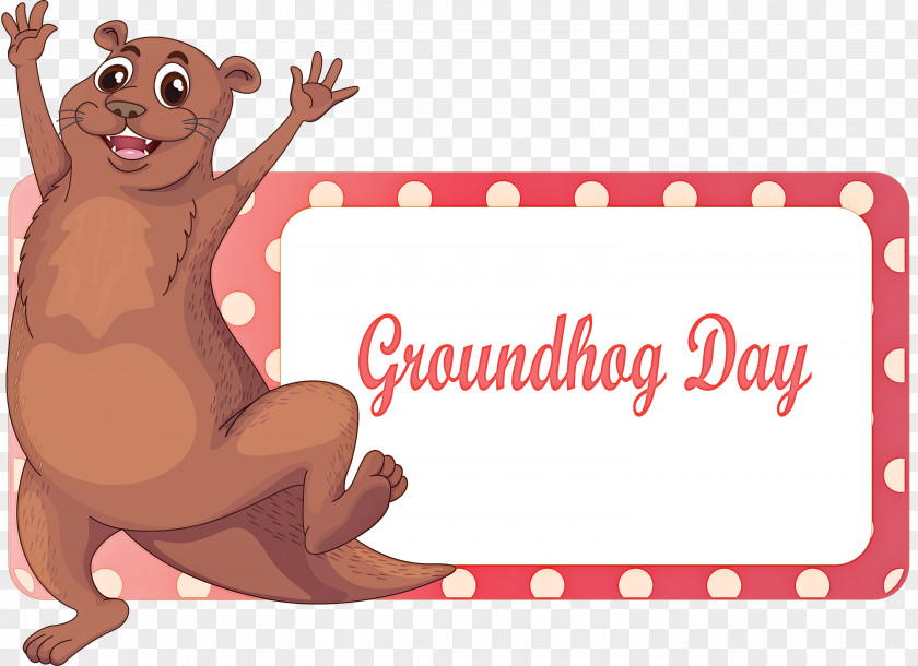 Groundhog Day Happy PNG