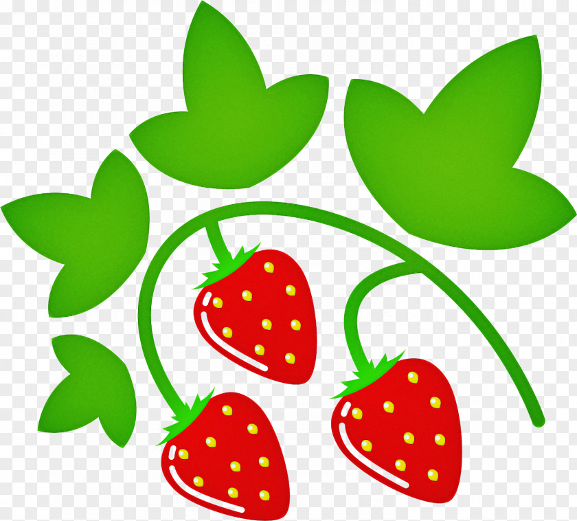 Plant Heart Strawberry PNG