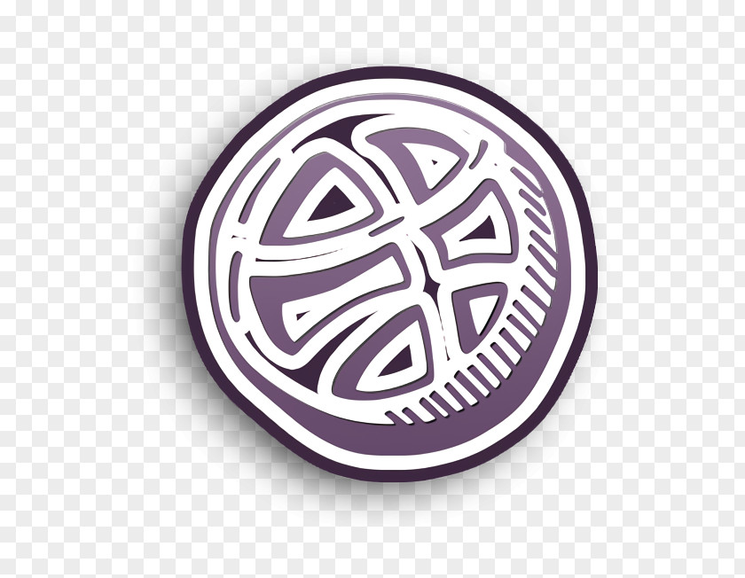 Symbol Logo Dribbble Icon Hand Drawn Social PNG