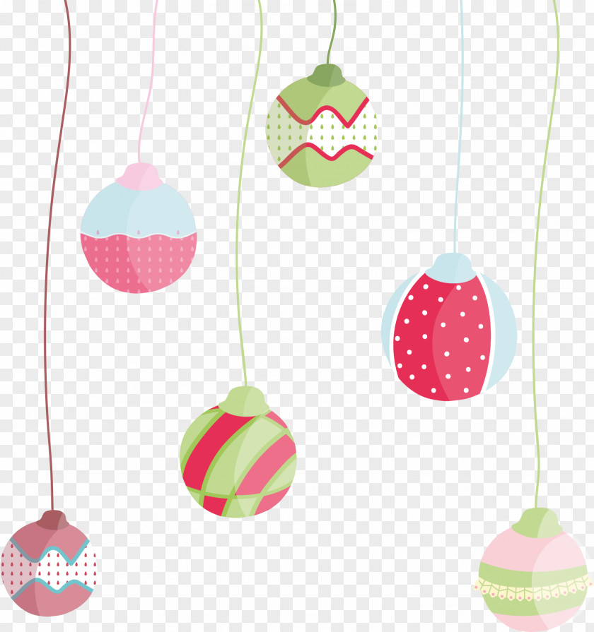 Vector Christmas Lights Decoration PNG