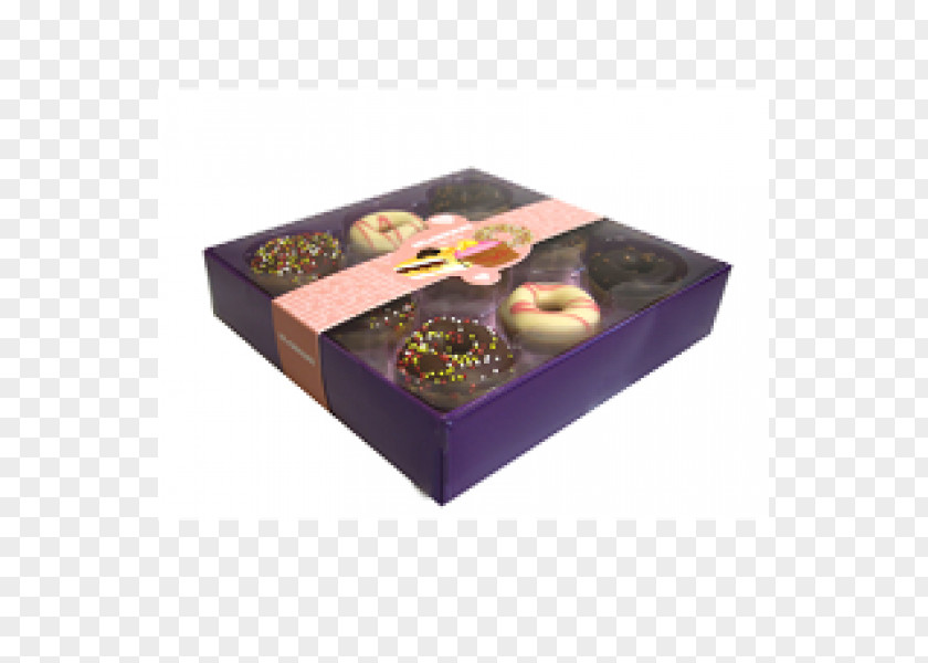 Choco Donuts Rectangle Purple PNG