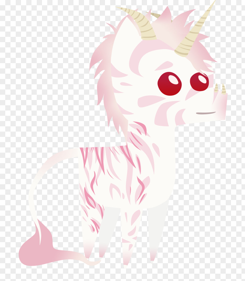 Ox Horn Whiskers Cat Horse Unicorn PNG