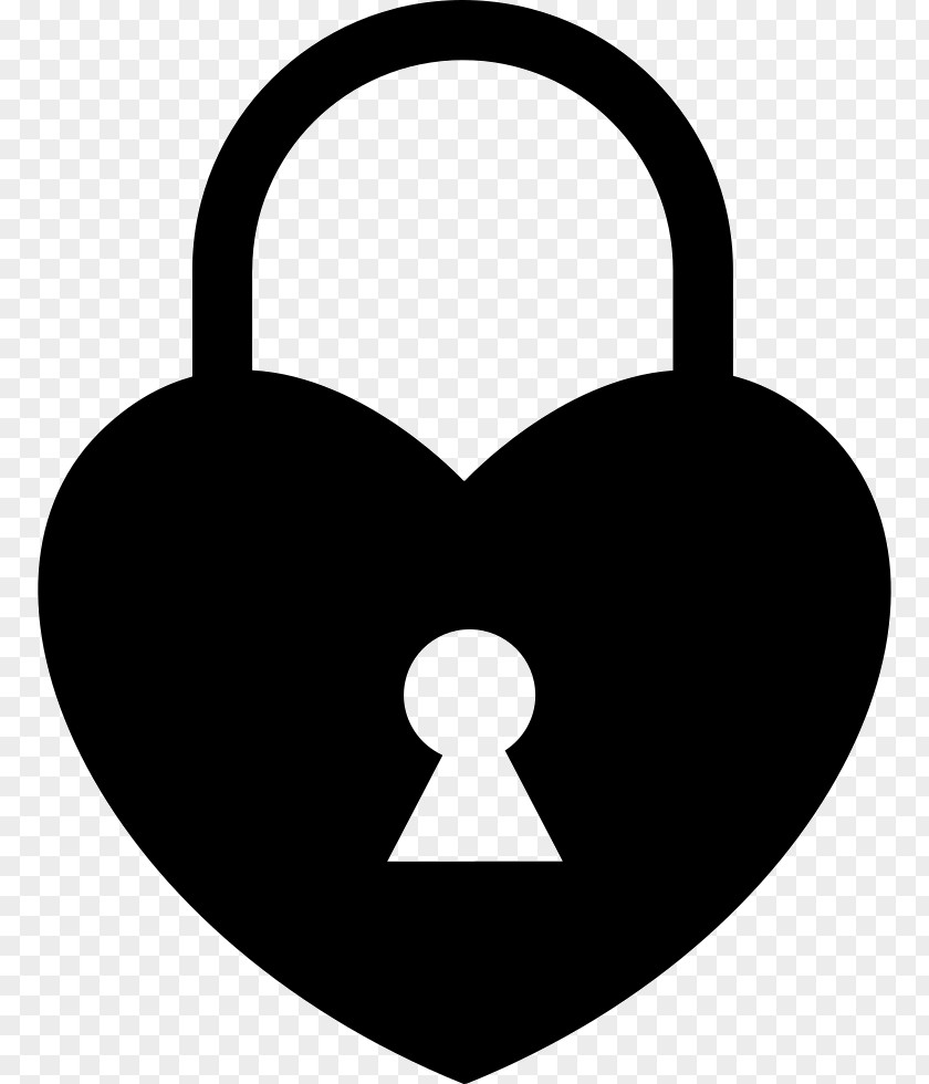 Padlock Heart Key PNG