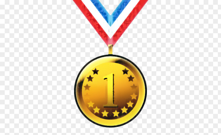 Emblem Award Cartoon Gold Medal PNG