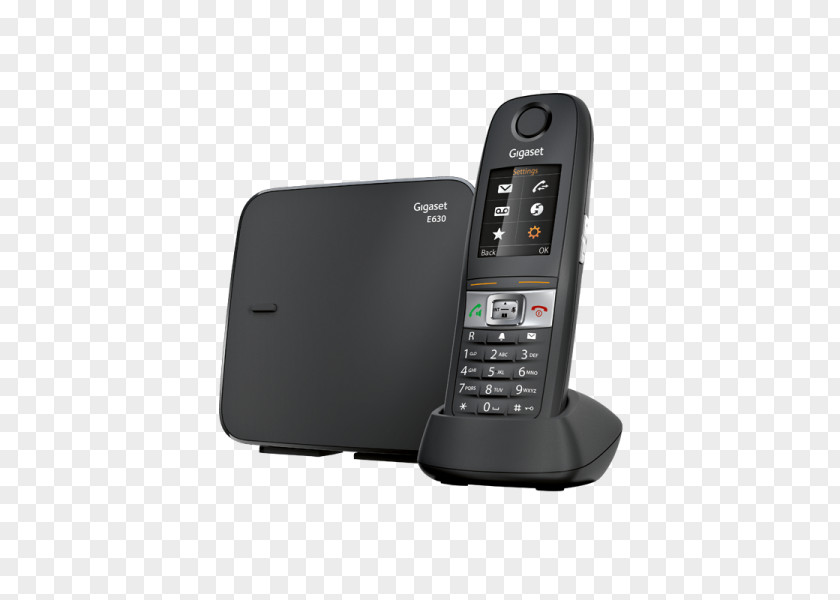 Gigaset Communications Digital Enhanced Cordless Telecommunications Telephone E630 PNG
