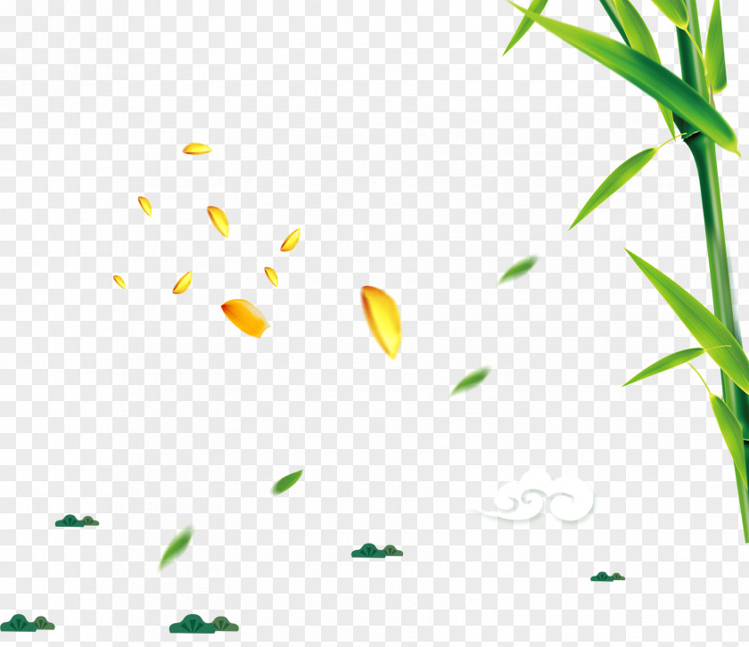 Green Bamboo Grass Decoration Vector Bambusa Oldhamii PNG