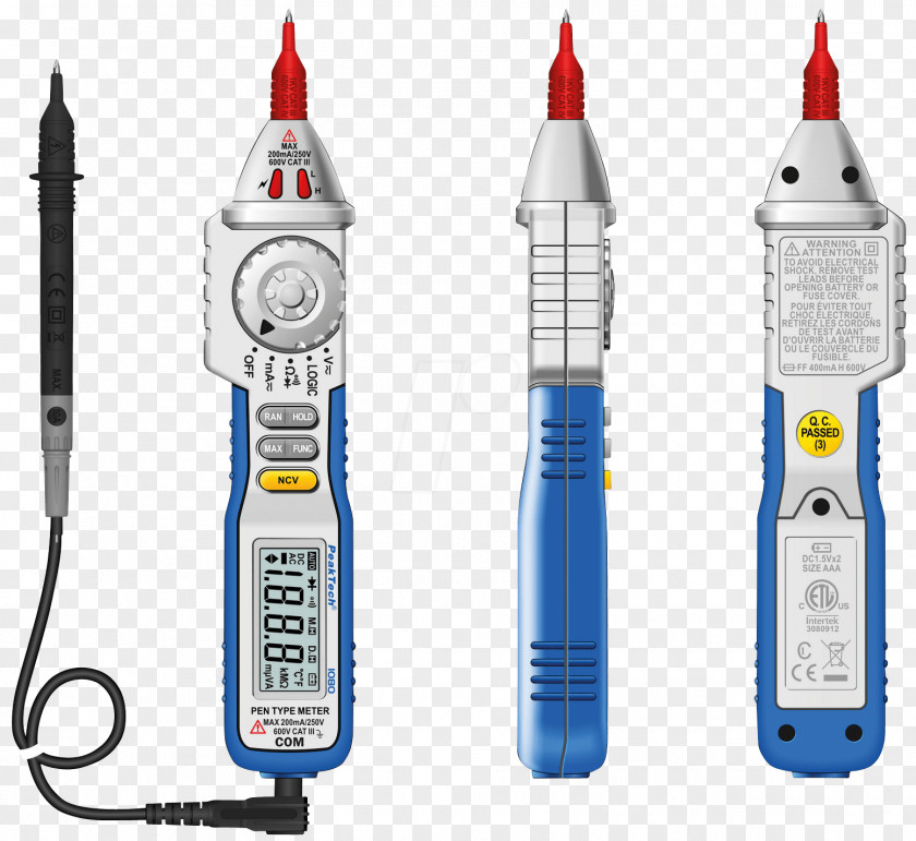 Pen Container Multimeter Measuring Instrument Voltage Display Device Liquid-crystal PNG