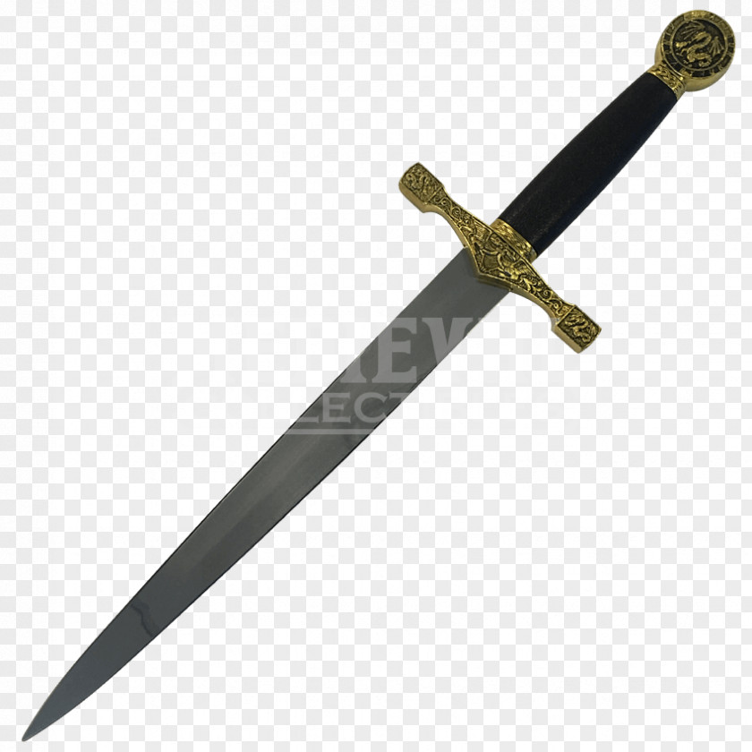Sword King Arthur Excalibur Bowie Knife Dagger PNG