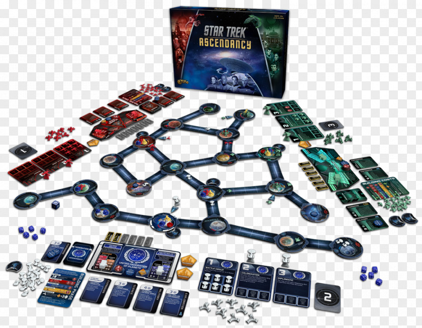 Board Game United Federation Of Planets Romulan Star Trek Klingon PNG