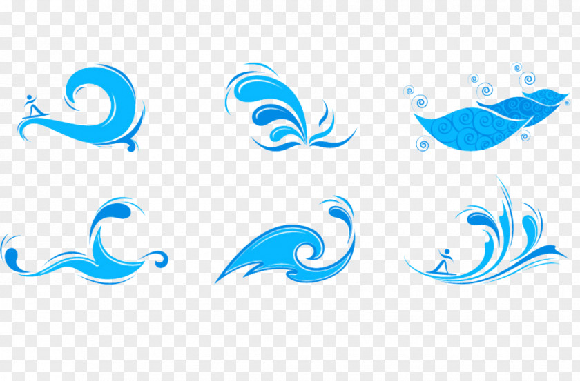 Cartoon Water Wind Wave Euclidean Vector Clip Art PNG