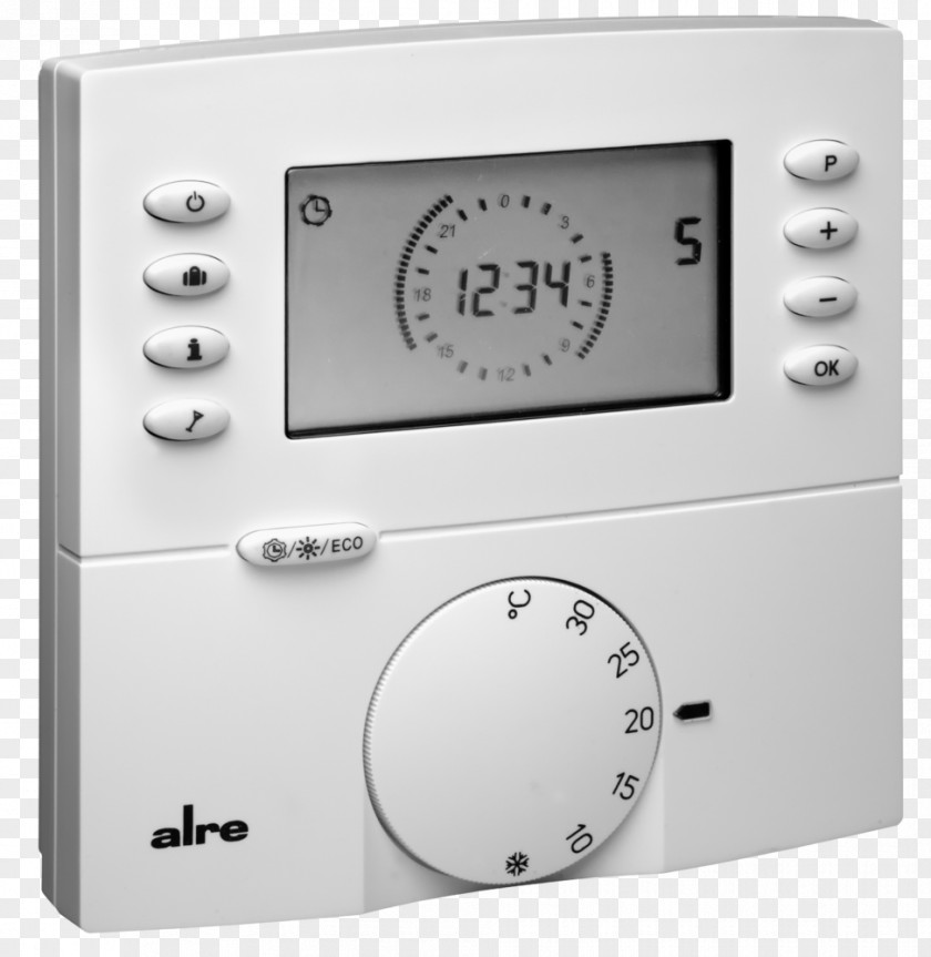 FETR Programmable Thermostat ALRE-IT Regeltechnik GmbH Underfloor Heating Central PNG