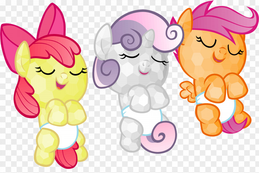 Sweety Diapers Scootaloo Sweetie Belle Pony Apple Bloom Diaper PNG