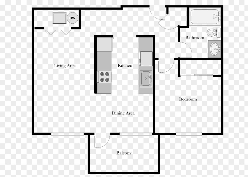 Apartment Floor Plan ClockTower Renting Storey PNG