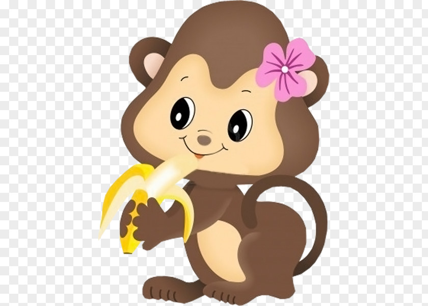 Banana Monkey Clip Art PNG