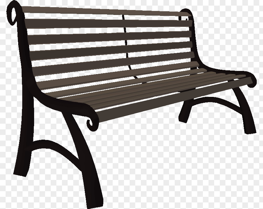 Bench Garden Furniture Seat PNG