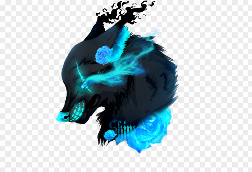 BLUE WOLF Dog Drawing DeviantArt PNG