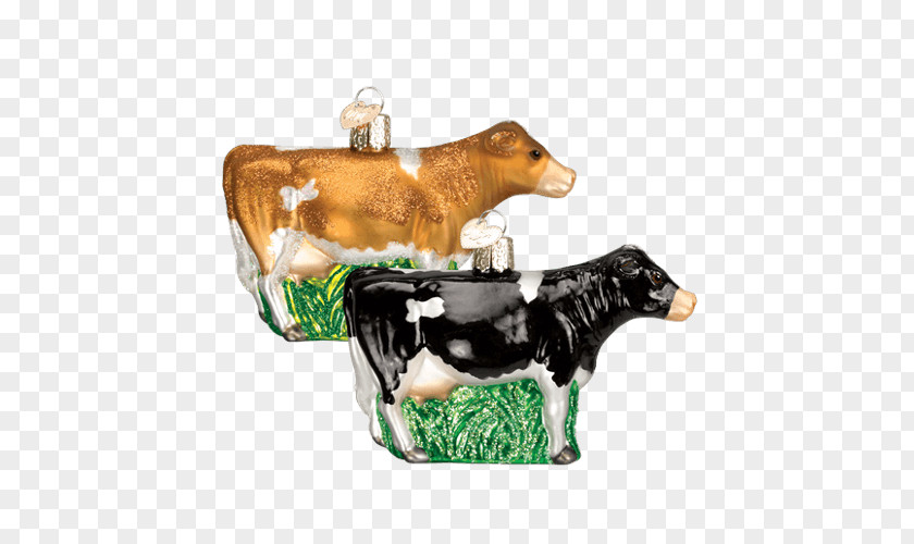 Milk Cow Jersey Cattle Christmas Ornament Dairy PNG