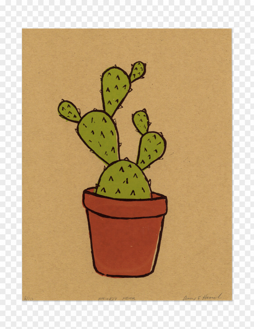 Prickly Pear Heat Cactus Image Drawing Nopal PNG
