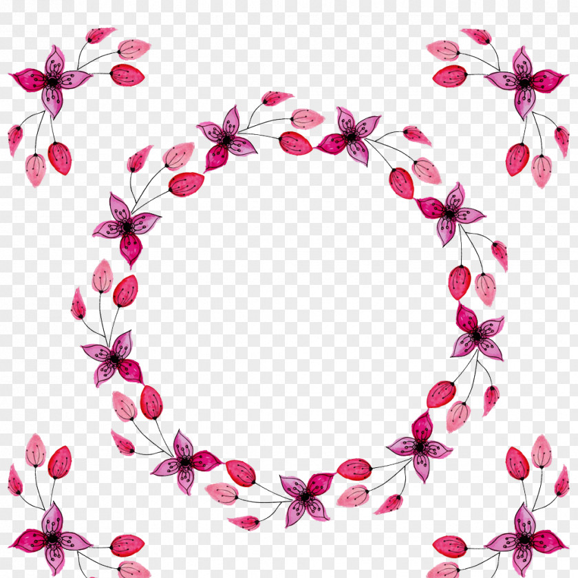 Purple Wreath Euclidean Vector Calendar Photography Number Flower PNG