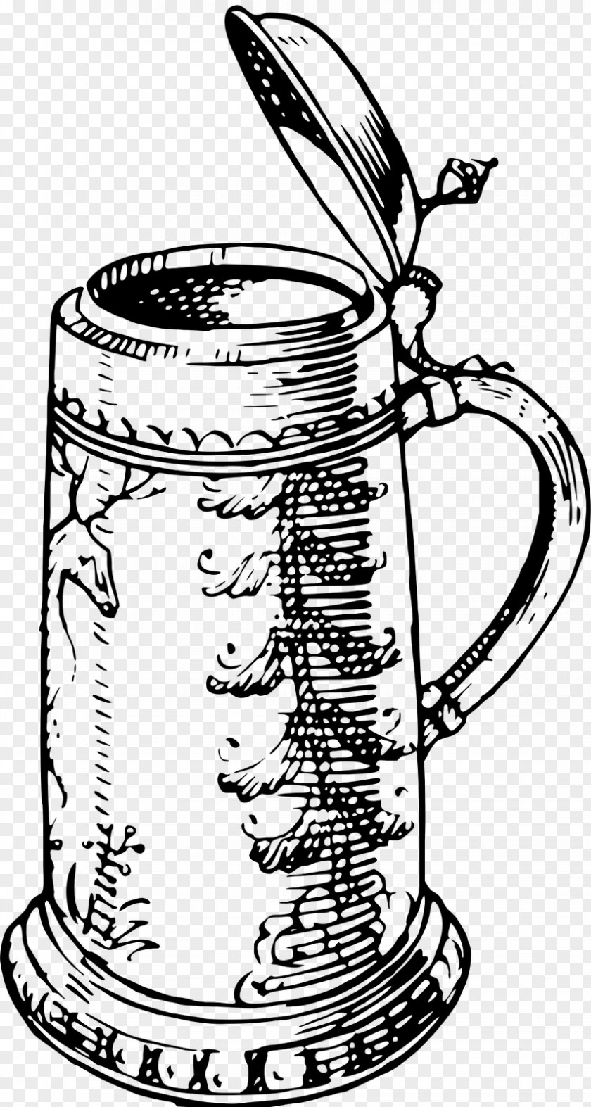 Beer Sketch Stein Tankard Glasses Drawing PNG