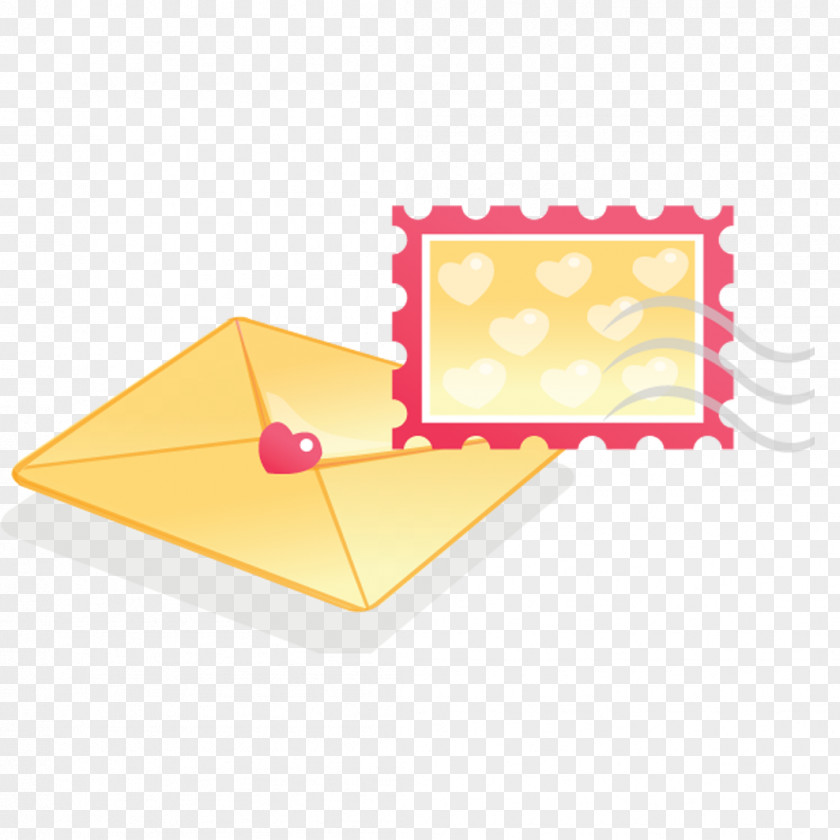 Creative Envelope Paper Postage Stamp PNG